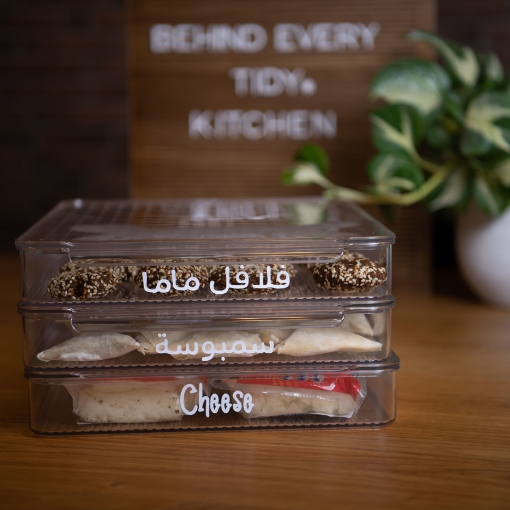 صورة منسق ثلاجة واسع مع غطاء