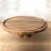 Picture of Cake Stand - Amazon Acacia wood without glass dome