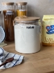 Picture of Airtight glass Jar 4 Liters - Natural Wood Lid