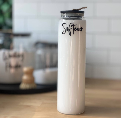 Picture of Airtight glass Jar 1 Liter - Black Lid