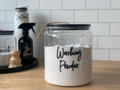 Picture of Airtight glass Jar 4 Liters - Black Lid