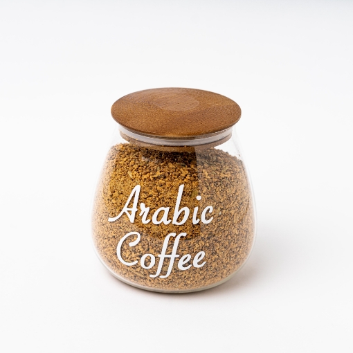 Picture of Airtight Glass jar 800 ml - Dark Brown Lid