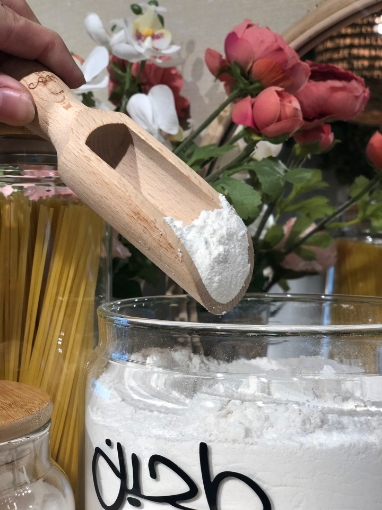 Picture of Bamboo scoop Natural Wood -Large (1 piece)