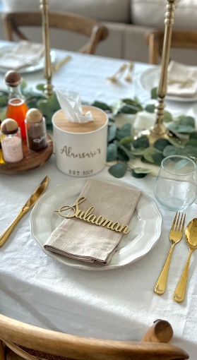 Picture of Names Place Card -